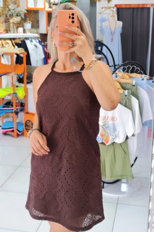 KAHVE FİSTO ELBİSE